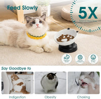 vancasso Slow Feeder Cat Bowls - Black - image 4