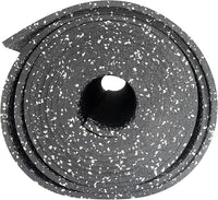 Playsafer Genaflex Rubber Gym Floor Mat, Heavy Duty Commercial Protective Gym Flooring Roll - 8mm Thick (10% Grey, 4' X 15')