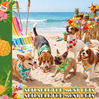 50 Pcs Halloween Dog Bandanas Bulk - 25.6 x 17.7 x 17.7 Inch / Summer / 100 - image 2