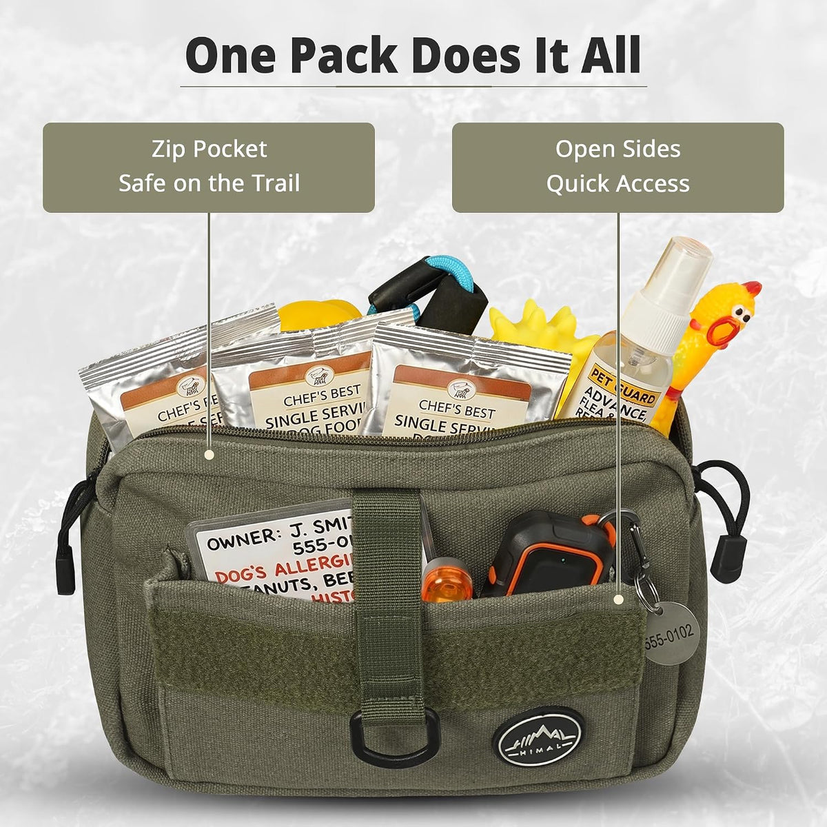 Himal Outdoors Dog Backpack & Saddle Bag - Green - image 3