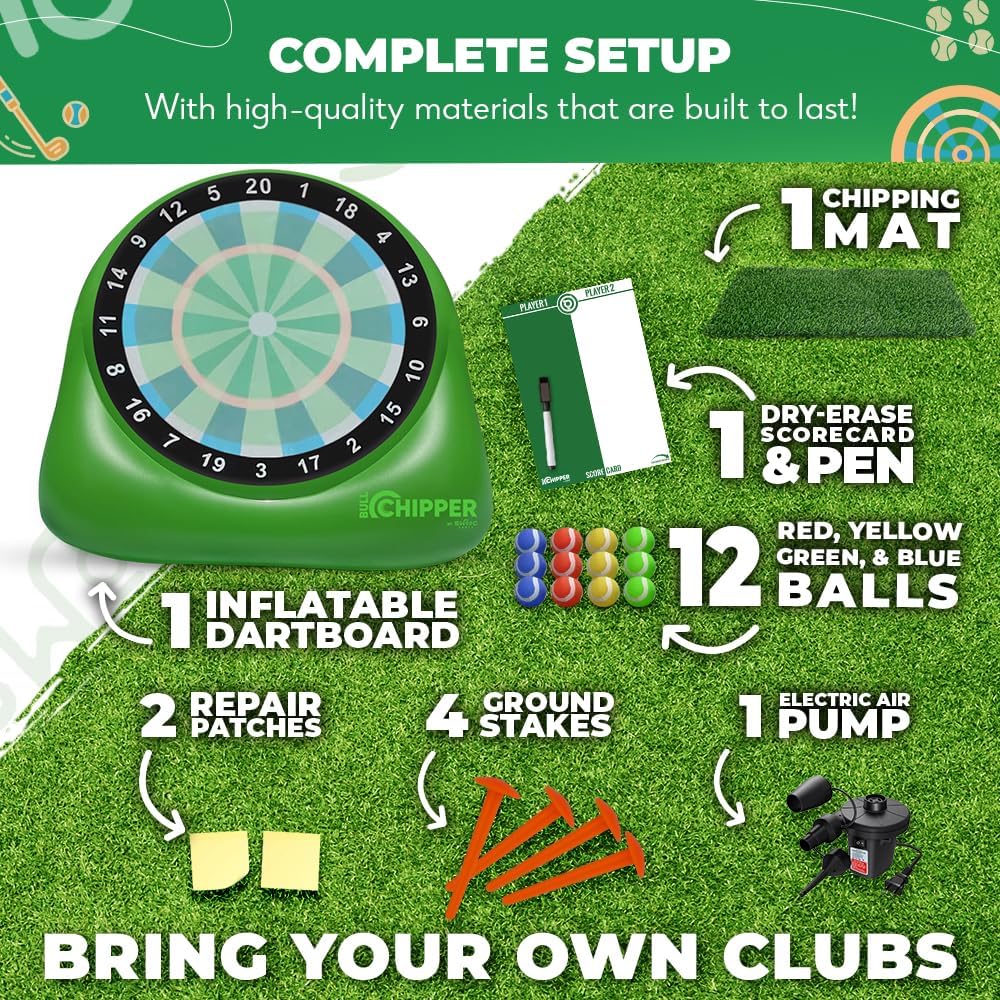Swooc Bull Chipper giant inflatable golf darts board for backyard play - view 5