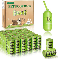 Biodegradable Dog Poop Bags 300 Count, 20 Rolls - 1 Dispenser + 570 Bags
