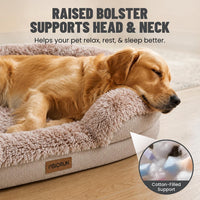 Miorun Fluffy Orthopedic Dog Beds Large Sized Dog - Beige / M(36", UP to 50lbs) - image 3
