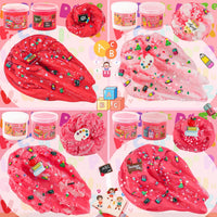 6 Pack Halloween Slime Kit, Cloud Butter Slime for Girls Boys – Fun for Kids & Family - Red - image 4