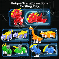 5-in-1 Dino Robot, STEM Building Toy with Triceratops for Kids 6+ – Fun for Kids & Family - image 3