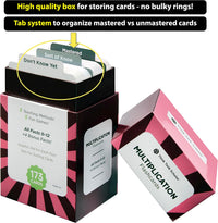Award-Winning Multiplication Flash Cards, 173 Jumbo Cards - Cards Only + Mult - image 3