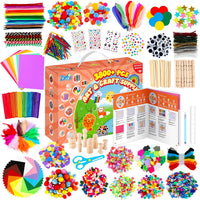 Zefy 3200+ Pcs Arts and Crafts Supplies for Kids - 3847 pcs