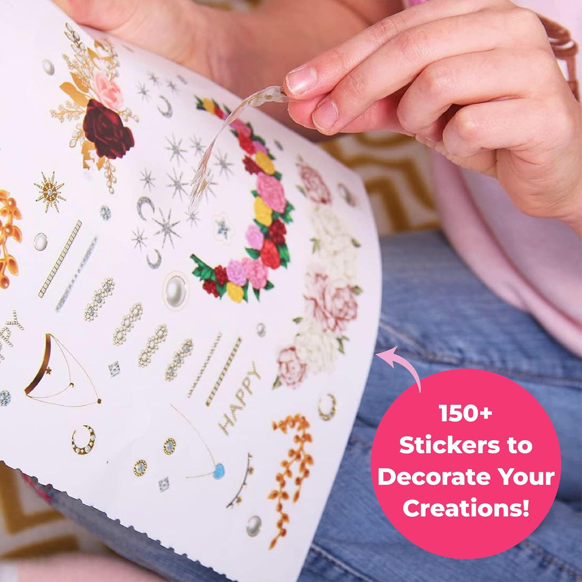 BSCOOL Nail Art Book for kids Stickers and Design Guides. - 1 PCS - Hairstyles Design Studio - image 3