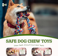 Dog Rope Toy for Large Dogs, 2 Pack Heavy Duty Dog Chew Toys for Aggressive Chewers, Indestructible Dog Toys for Super Chewer, Durable Tug of War Pet Toy for Medium to Large Breed Teeth Cleaning