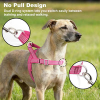 No Pull Dog Harness with Handle - Pink / M - image 2