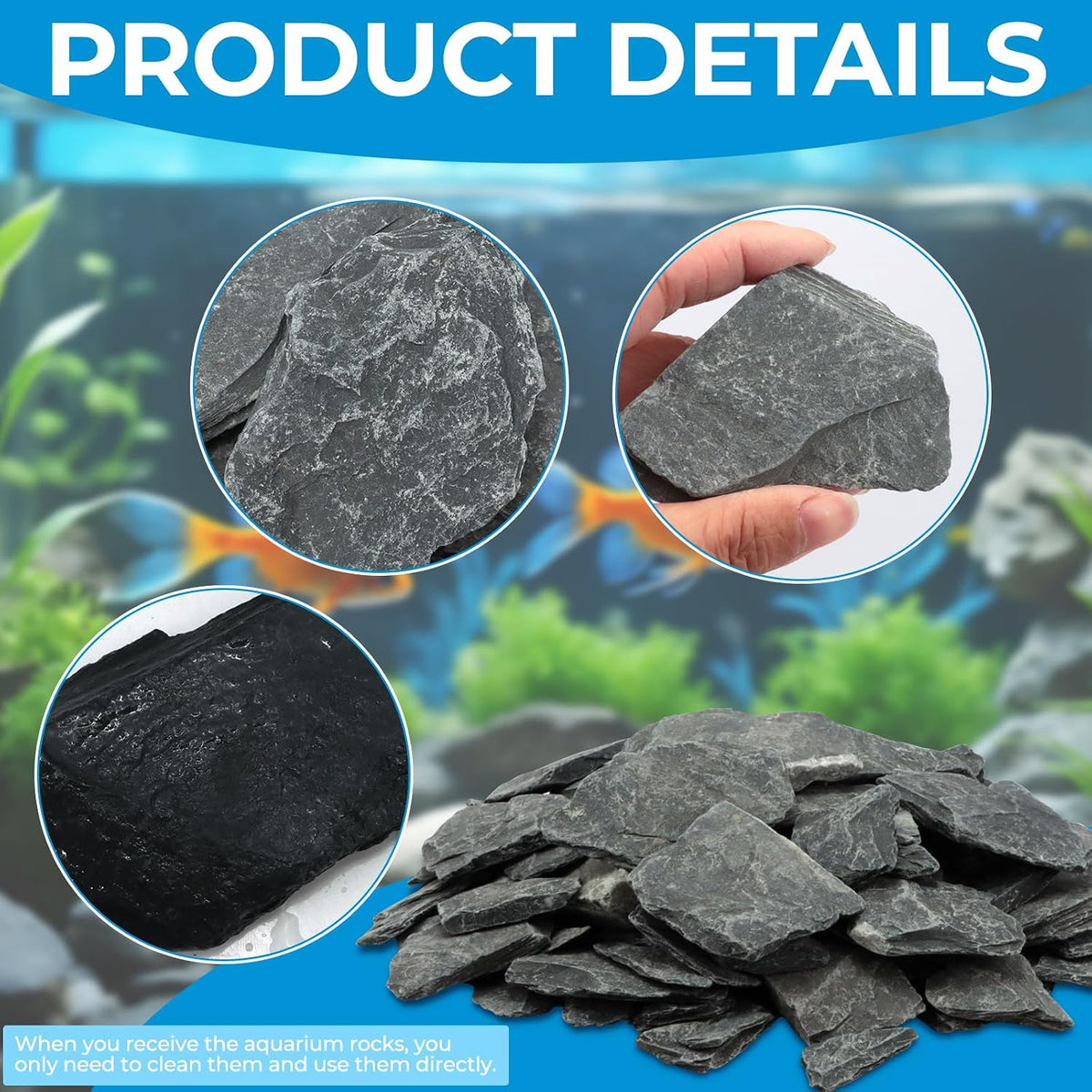2.5lb Natural Dragon Stones - Slate Stone - image 3