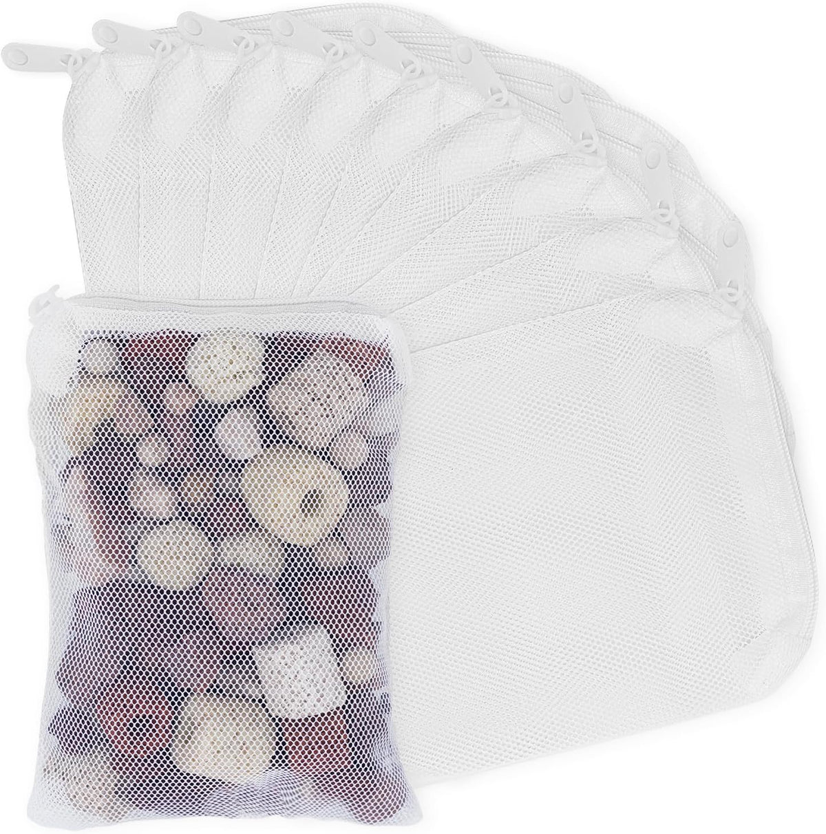 10pc Filter Media Bags for Aquarium - 3.93"x5.9" - 10pack / White