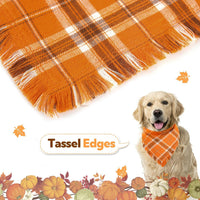 Kytely Dog Bandanas Fall Thankgiving XLarge 2Pack - Fall Bandana / X-Large - image 2