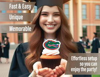 Ohio State Merch Cupcake Toppers & Decorations OSU Party Cake Decor - Florida Gators - image 4