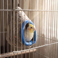 Bird Nest Parrot Bed Hut Hammock for Parakeet Cockatiel Love Bird – Essentials for Birds - image 2