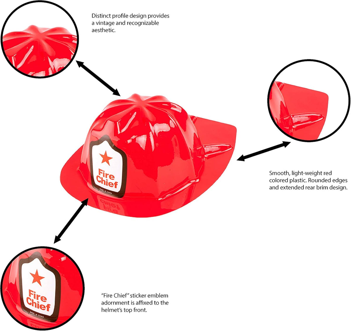 Super Z Outlet 12 Pack Firefighter Children's Helmet Party Supplies - image 3