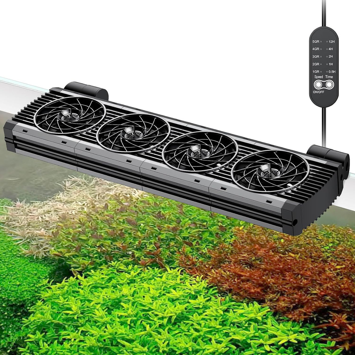Pawfly Aquarium Chiller Fan, Quiet Aquarium Fan for Axolotl Tank - 4 Fans