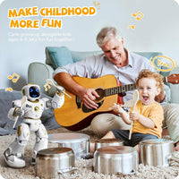 Ruko 1088 Smart Robot Toy for Kids - Gold - image 3