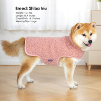 Sherpa Dog Coat Reversible Dog Jackets for Small Dogs, Pink, M – Essentials for Dogs - 1# Pink / Medium (10-15lbs) - image 3