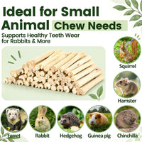 2.2Lb/1000g Natural Sweet Bamboo Chew Toys for Rabbit Chew Sticks – Essentials for Small Pets - 3.3Lb(1500g) - image 3