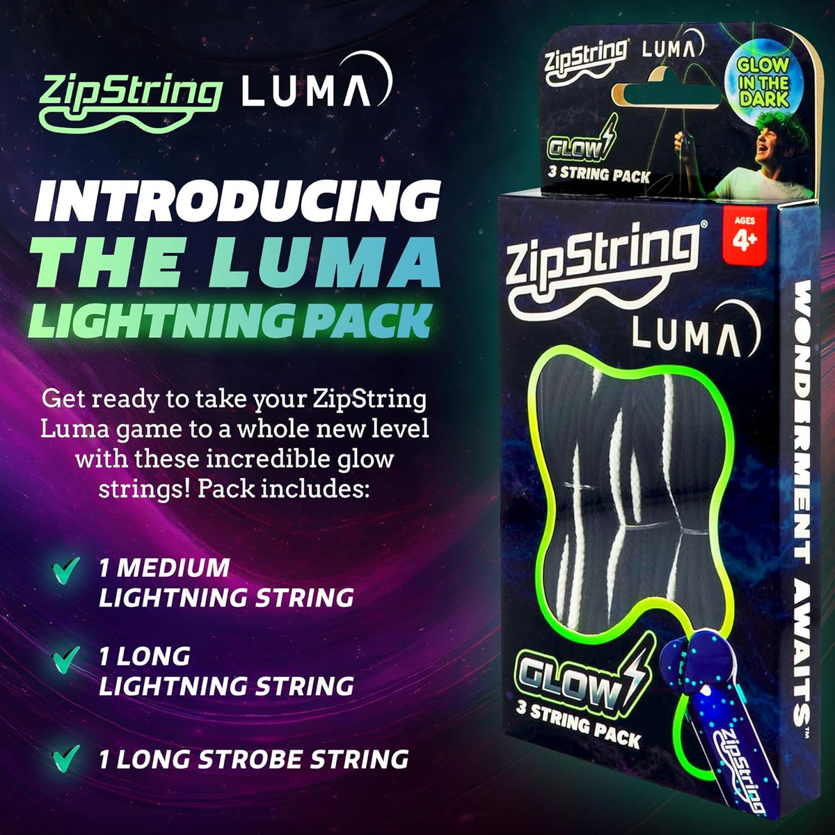 ZipString Luma Replacement Strings - Lightning Luma Strings - image 2