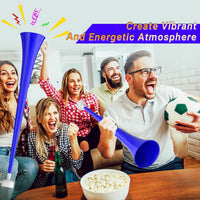 Collapsible Stadium Horn 24 Inch Vuvuzela Trumpet Blow Horns - Blue - image 4