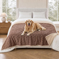 Luciphia Waterproof Dog Blanket - Khaki / XL (85" x57")