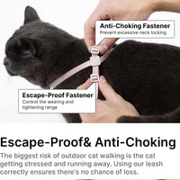 Cat Harness and Leash 2-in-1 - Space Gray - image 3