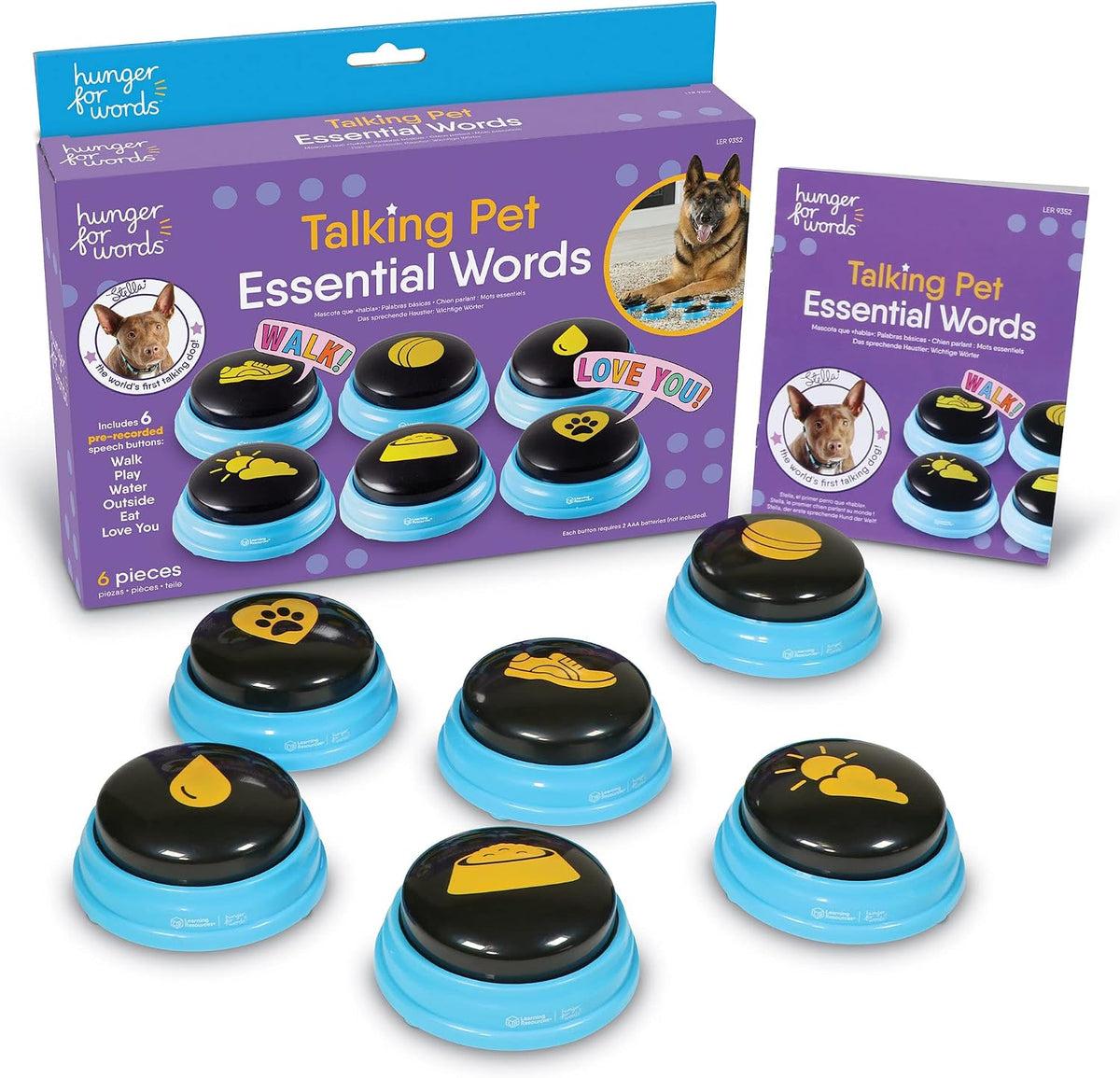 Hunger For Words Talking Pet Essential Words – Essentials for Dogs