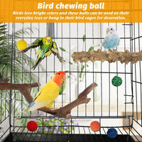 Natural Parrot Perch Bird Stand Pole Wild Grape Stick Paw Grinding - Sichuan Pepper Wood+Grape Stick 5 Pcs - image 3