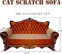 Sofa Shaped Cat Scratching Couch - 21.2" L X 12.2 "W X 11.8" H - image 2