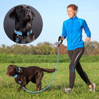 Ladoogo Reflective Dog Collar Padded with Soft Neoprene - Blue / Small - image 4