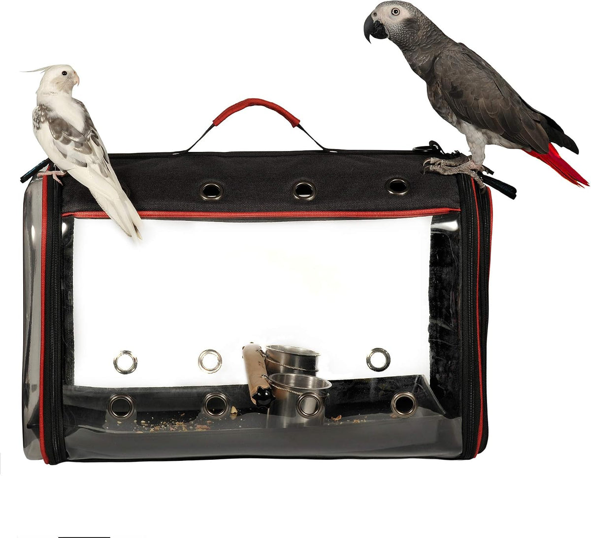 Lightweight Bird Carrier Travel Cage, Large 19x12x13 inch – Essentials for Birds - image 2