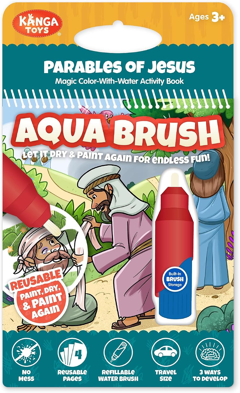 Water Reveal Coloring Scripture Book for Kids. – Fun for Kids & Family - Parables of Jesus