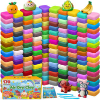 YOPINSAND air dry clay kit in 170 colors with modeling tools