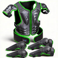 DBaoXiaoMu kids dirt bike gear armor vest suit with chest, back, knee and elbow protection - view 4