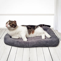 Enjoying Cat Mat Bed 16" x 22" Pet Bed with Pillow Around for Dogs - Medium(Rectangular) - image 3