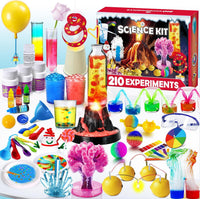 UNGLINGA 70 Lab Experiments Science Kits for Kids Chemistry Set Toys – Fun for Kids & Family - Science kits with 210 experiments