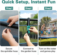 Bobor Trampoline Sprinkler for Kids - image 3
