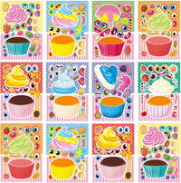 24 Sheets Make a Face Stickers for Kids Toddlers Party Favors Crafts – Fun for Kids & Family - Cupcake