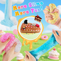 6 Pack Halloween Slime Kit, Cloud Butter Slime for Girls Boys – Fun for Kids & Family - 15 Pack Dessert Slime - image 4