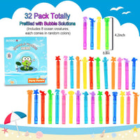 ritastar 32 mini bubble wands with Halloween designs in a gift box - view 36