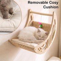 Moon & Star Cat Wall Shelves - Beige-moon / M - image 4