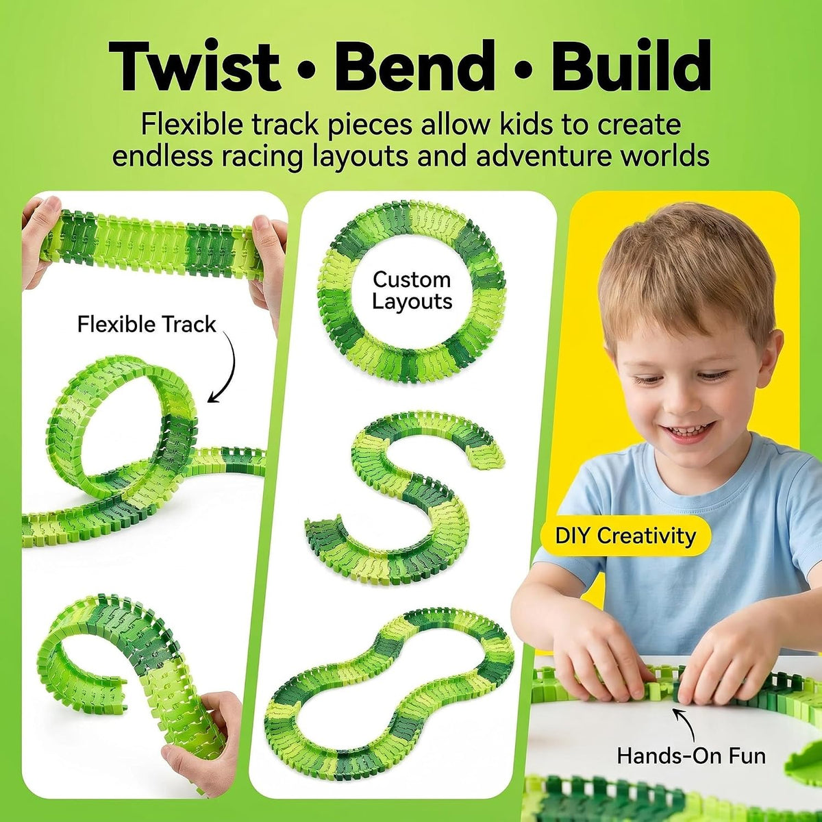 Dinosaur Race Track Toys for Boys 3-5 - Spiral Dinosaur Race Track Set - image 4