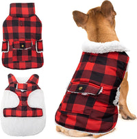 Dog Winter Coat for Cold Weather - Red / Small