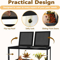PROLEE Retile Tank, Bearded Dragon Tank - Black / 81 Gallons - image 2