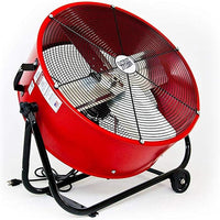 Maxx Air 24" Industrial Fan Heavy Duty - Rugged Drum Fan for Workshop - Powerful Shop Fans Heavy Duty for Industrial Use - Large Cooling Solution for Factories and Warehouses