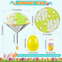 CPSYUB 6 Christmas mini parachute toys with bell keyring accessories - view 18