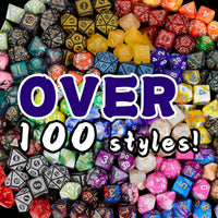 QMAY Mystery Dice Set – 7 Pcs Acrylic Polyhedral Dice + 1 Pcs Velvet Bag – Fun for Kids & Family - Mystery Dice Gift Box (6 set dice) - image 2