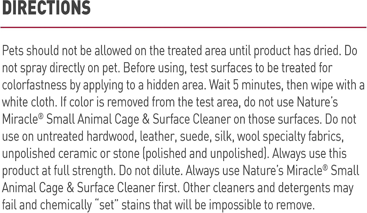 Nature's Miracle Small Animal Cage & Surface Cleaner - image 4